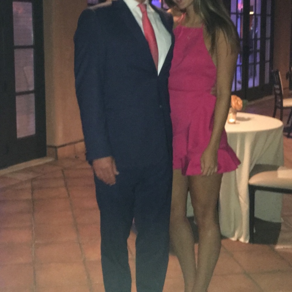 Hot pink NBD dress from Revolve size M